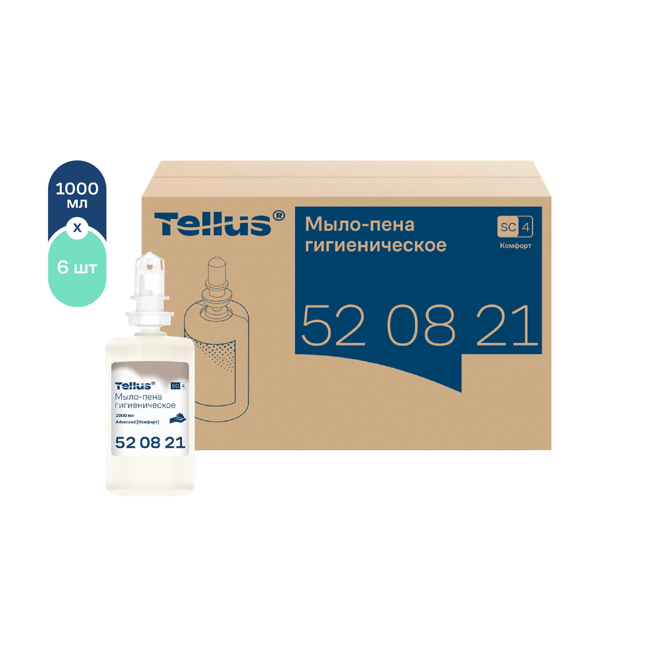 Tellus мыло-пена гигиеническое